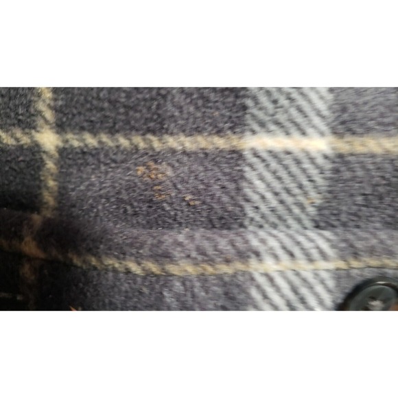 Freedom Foundry Shacket Men's Large Gray Sherpa Lined‎ Button Up Flannel - Picture 5 of 8